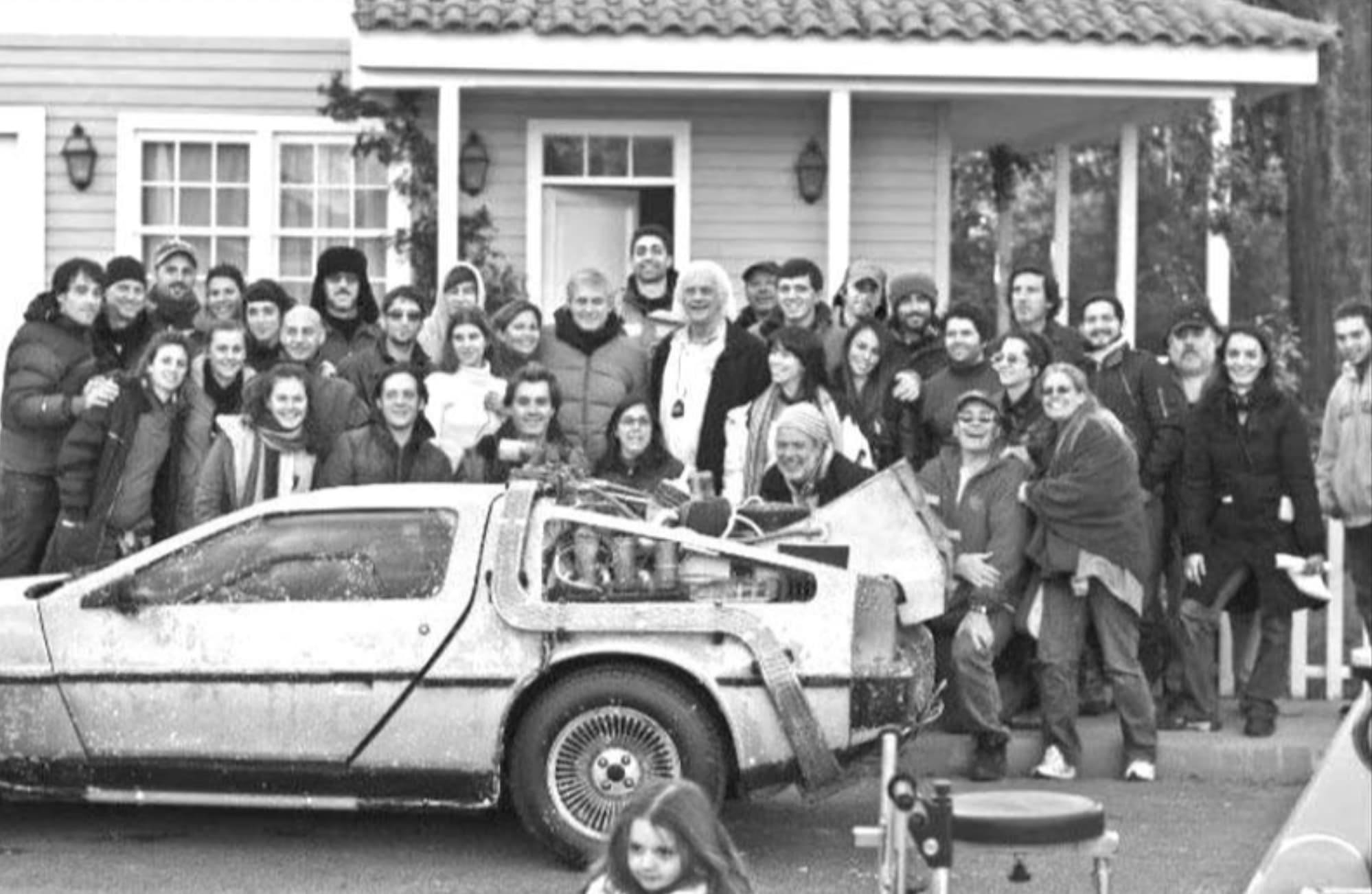 back to the future on set